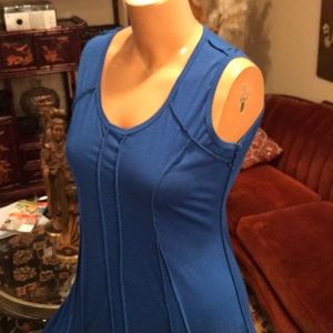 Royal blue flared maxi dress 1x 2x 3X